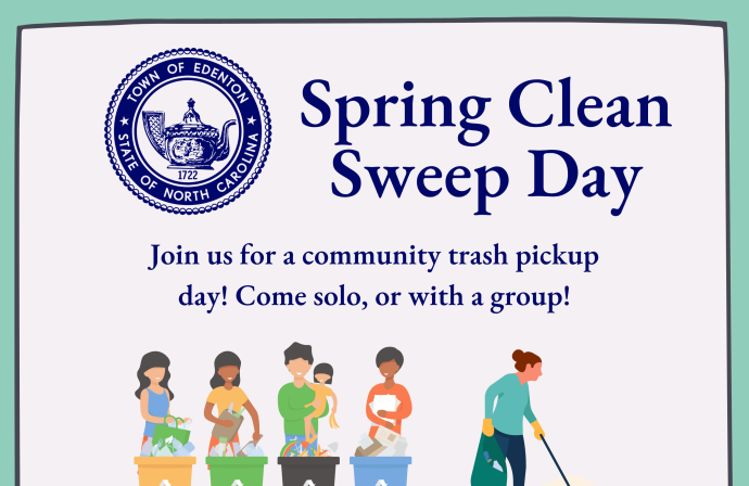 Flyer for the Spring Clean Sweep Day 2024 