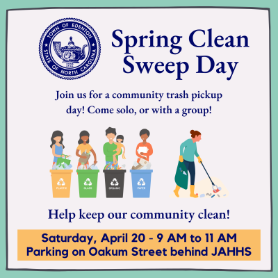 Flyer for the Spring Clean Sweep Day 2024