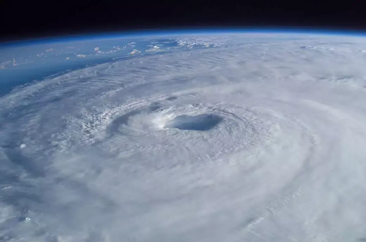 Hurricane Isabel from the ISS