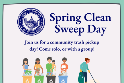 Flyer for the Spring Clean Sweep Day 2024 