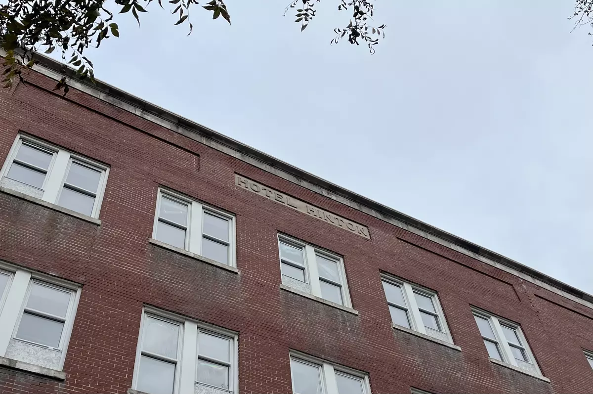 The Hotel Hinton as viewed from E. King Street